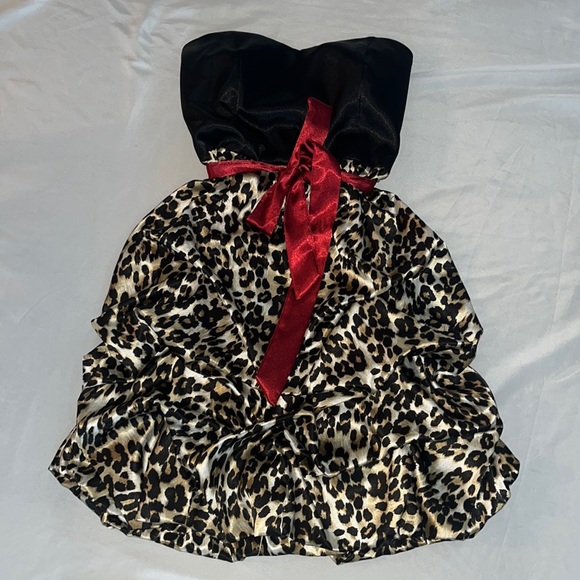 Animal Print Mini Dress - Picture 1 of 10